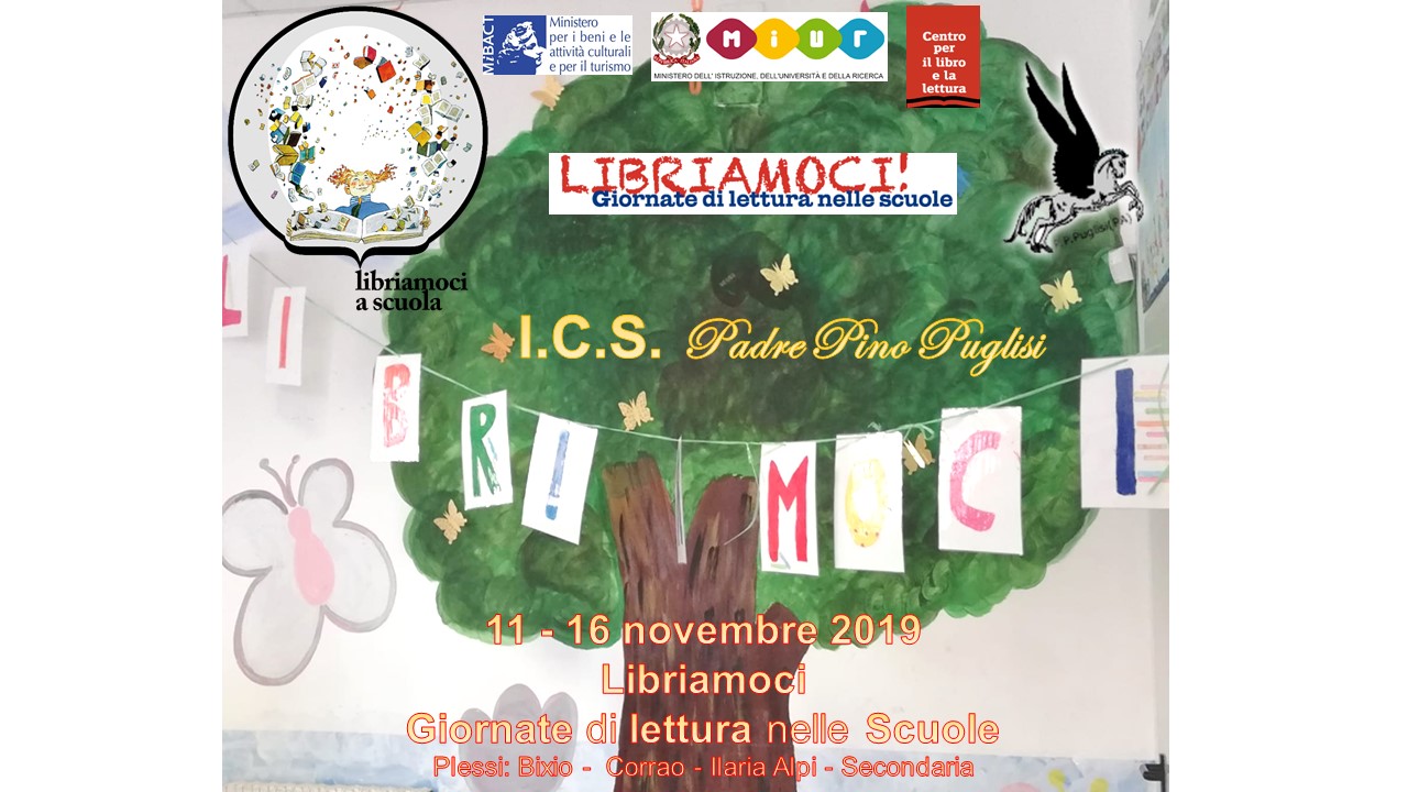 Libriamoci 2019. Giornata di lettura nelle Scuole