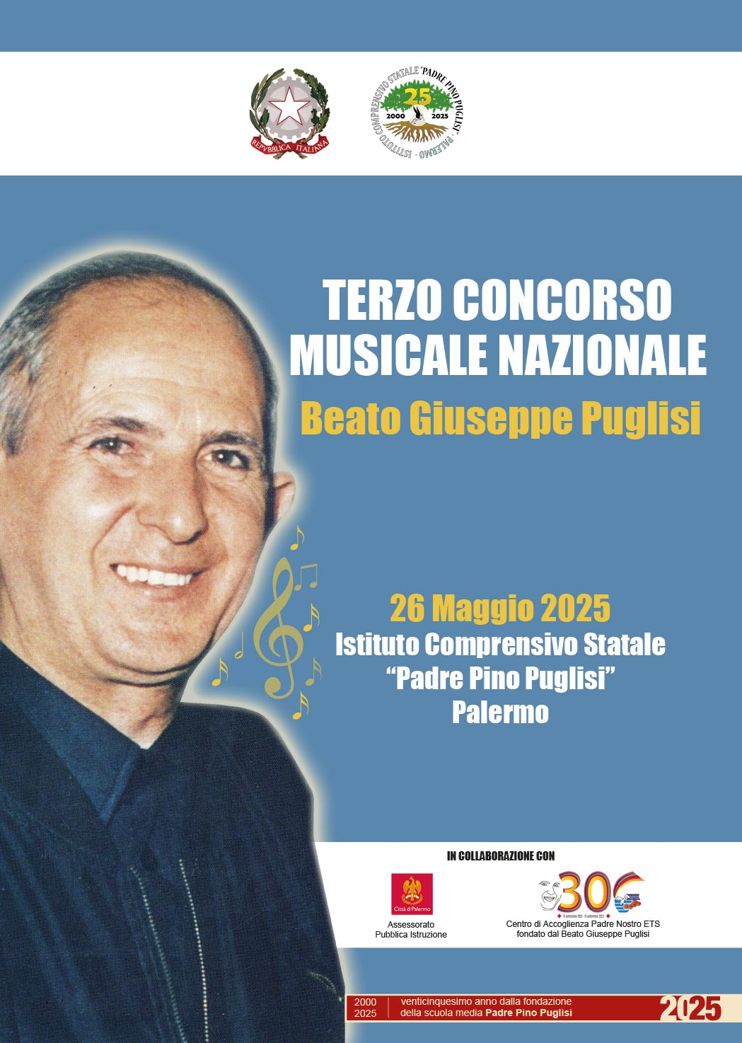 Terzo Concorso Musicale Nazionale “Beato Giuseppe Puglisi”